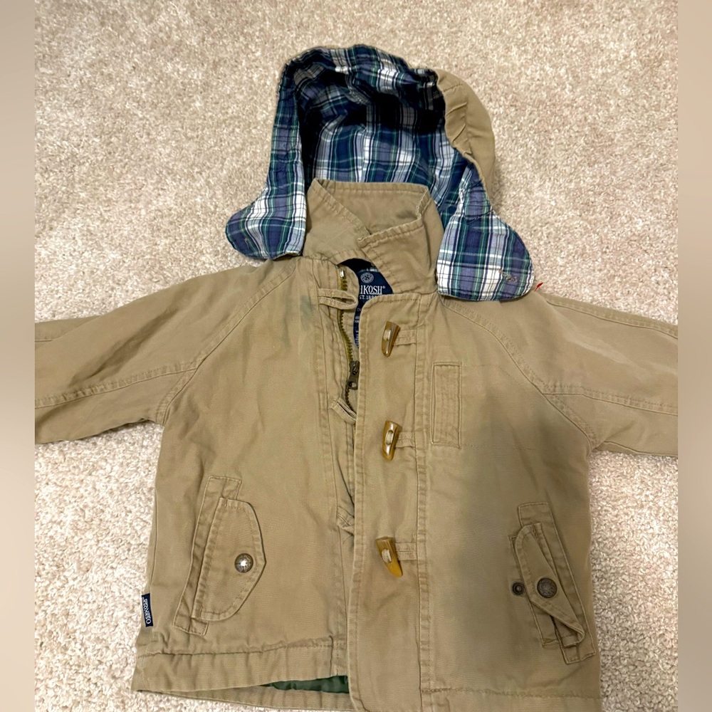 Vintage Oshkosh B'Gosh boys 3T peacoat with toggles